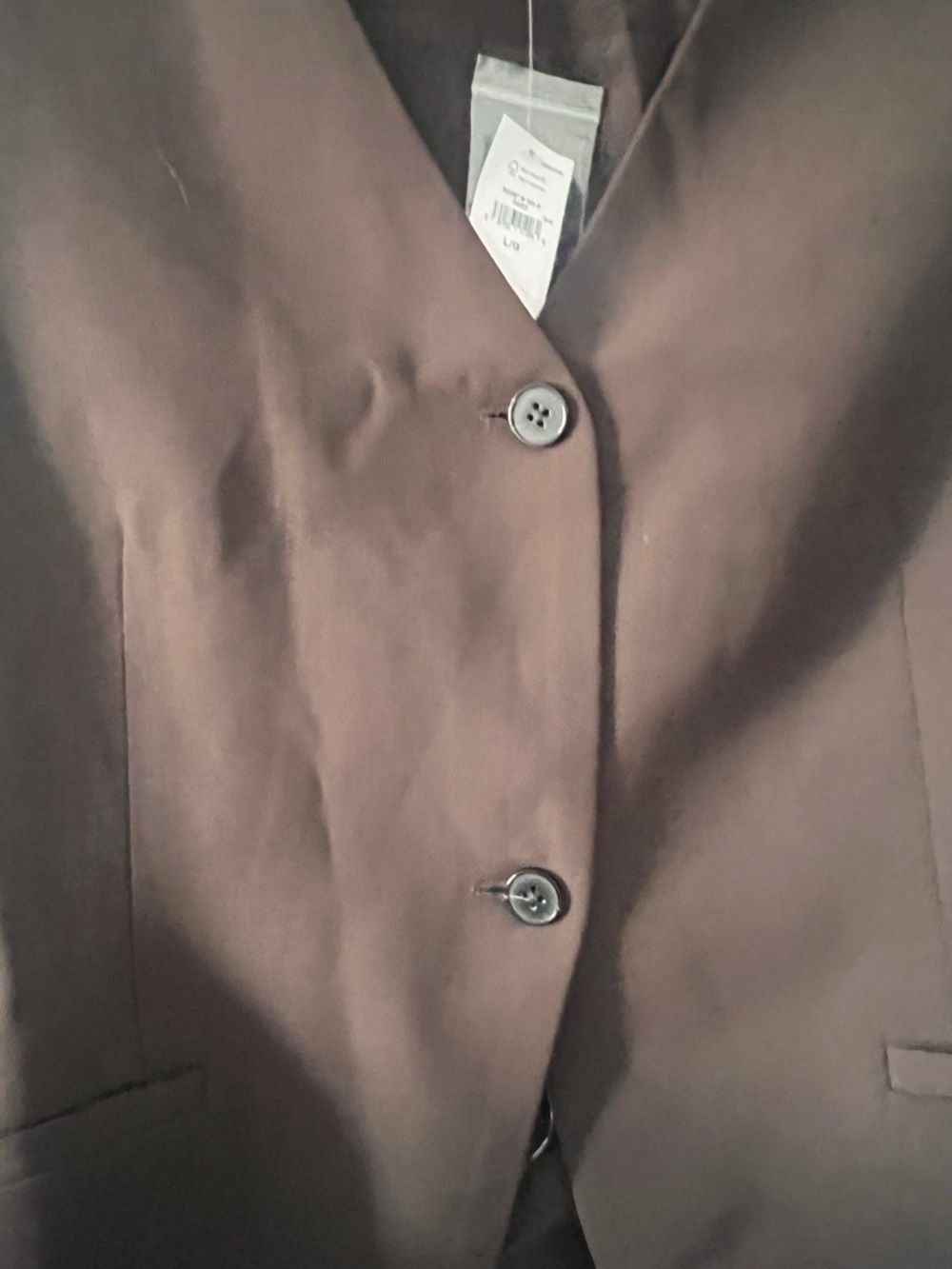GAP Brown Sleeveless Button Vest - Picture 5 of 7